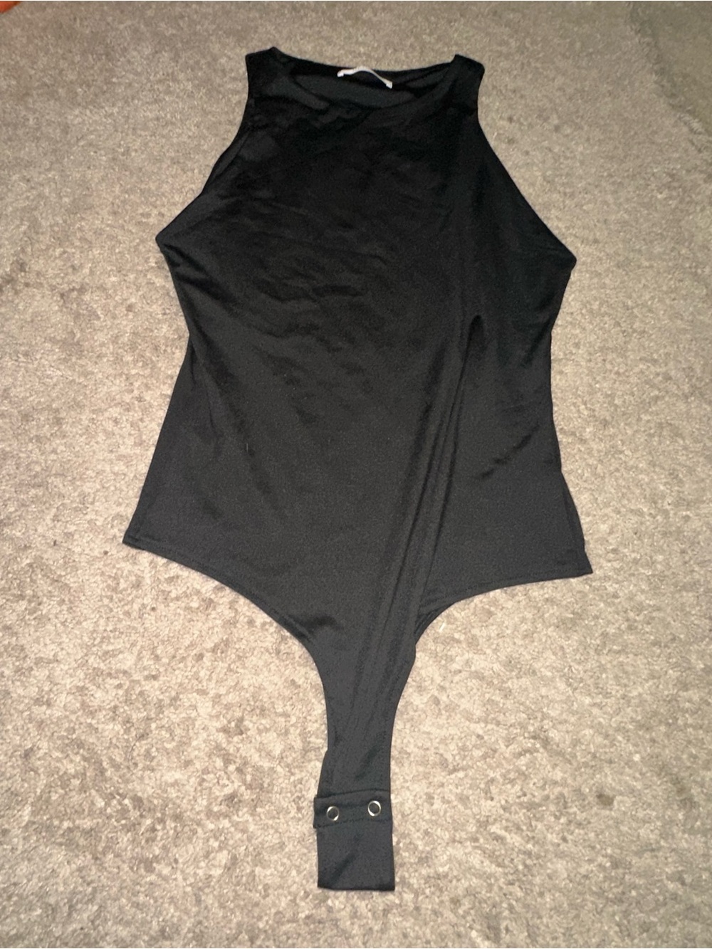 ReoRia Black Sleeveless Kids Bodysuit